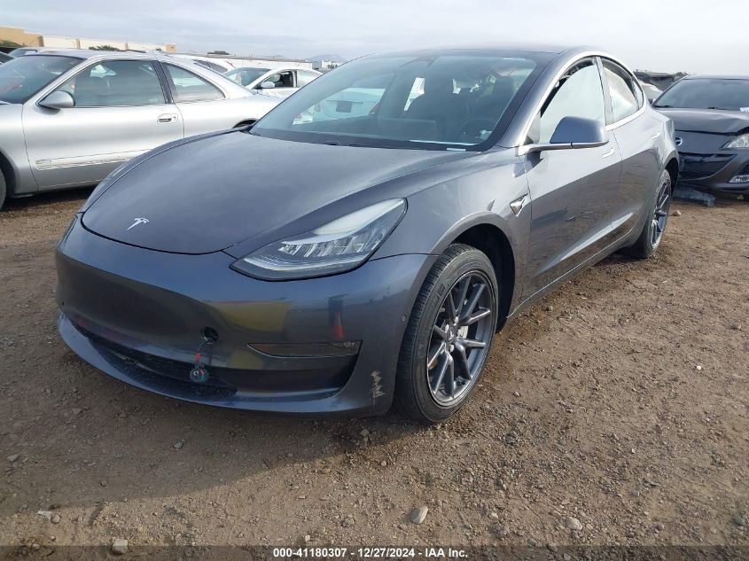 2018 Tesla Model 3 Long Range/Mid Range VIN: 5YJ3E1EA5JF021919 Lot: 41180307