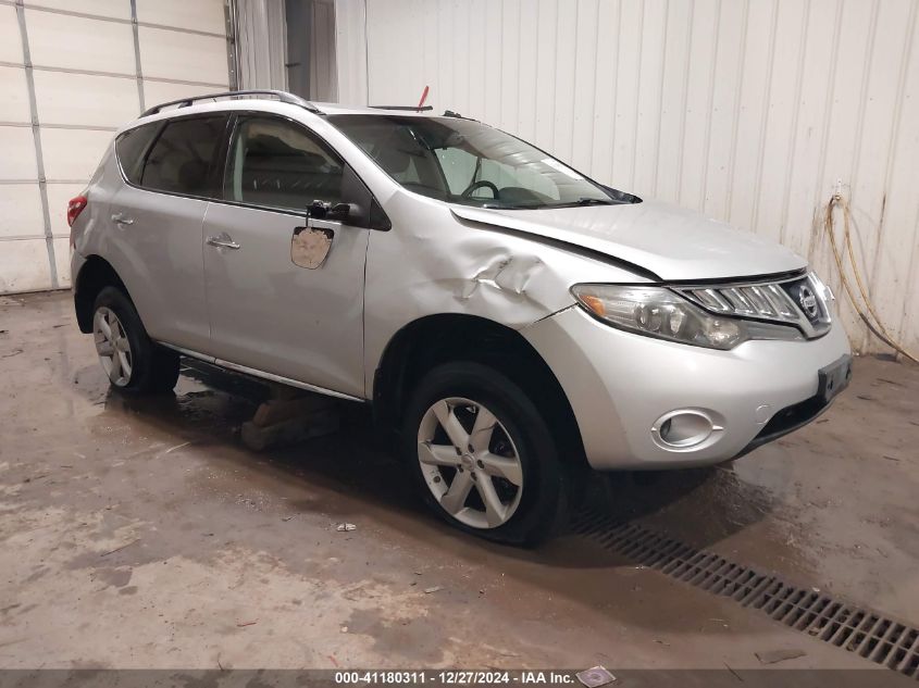 2009 Nissan Murano S VIN: JN8AZ18W09W132893 Lot: 41180311