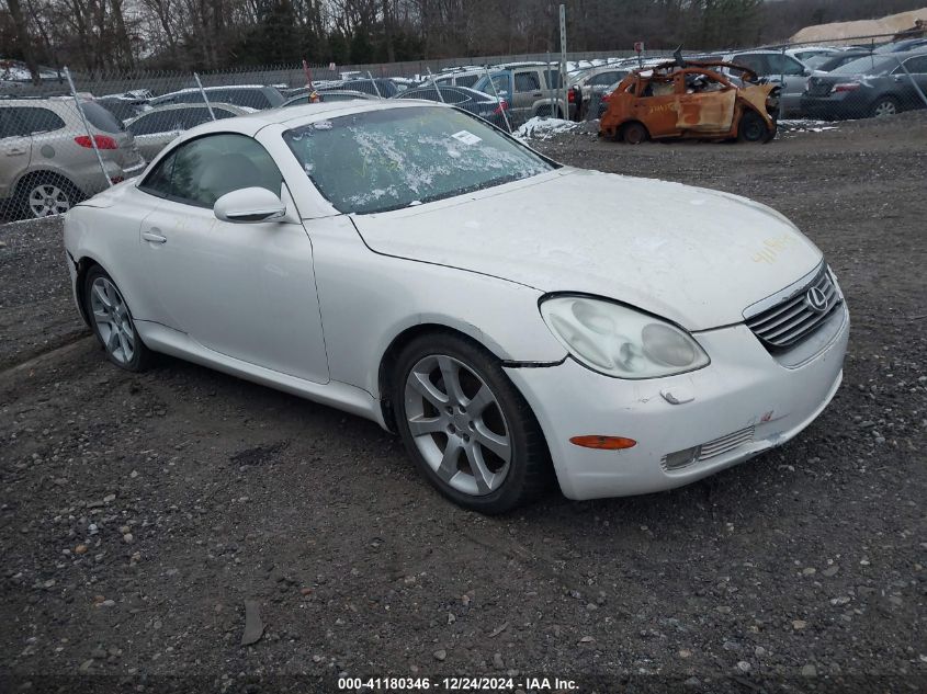 2002 Lexus Sc 430 VIN: JTHFN48YX20034736 Lot: 41180346