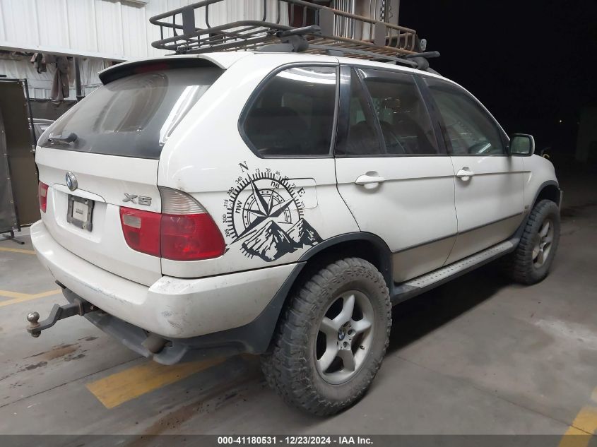 2002 BMW X5 3.0I VIN: 5UXFA53532LP28889 Lot: 41180531