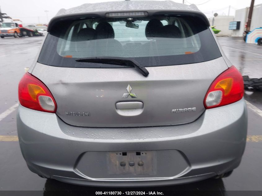 2015 Mitsubishi Mirage De VIN: ML32A3HJ9FH033855 Lot: 41180730