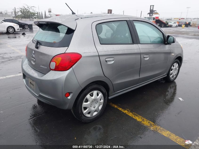 2015 Mitsubishi Mirage De VIN: ML32A3HJ9FH033855 Lot: 41180730