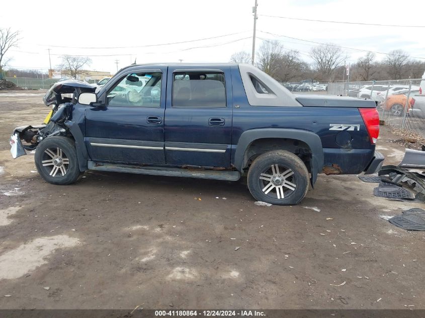 2005 Chevrolet Avalanche Z71 VIN: 3GNEK12Z65G158810 Lot: 41180864