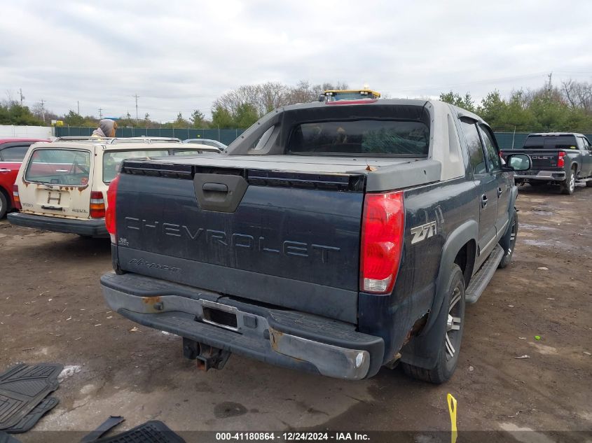 2005 Chevrolet Avalanche Z71 VIN: 3GNEK12Z65G158810 Lot: 41180864