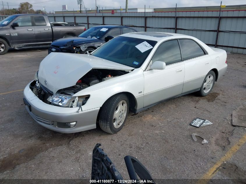 2000 Lexus Es 300 VIN: JT8BF28G5Y0286300 Lot: 41180877