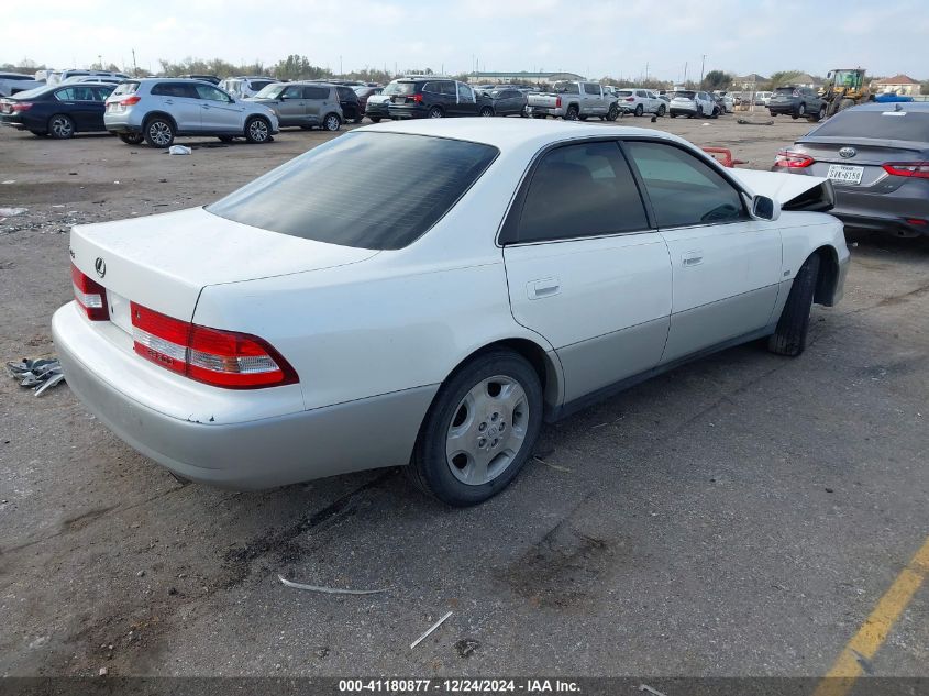 2000 Lexus Es 300 VIN: JT8BF28G5Y0286300 Lot: 41180877