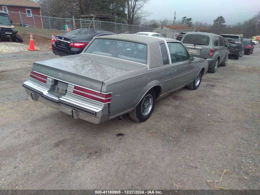 1984 Buick Regal VIN: 1G4AJ47A9EH484536 Lot: 41180905