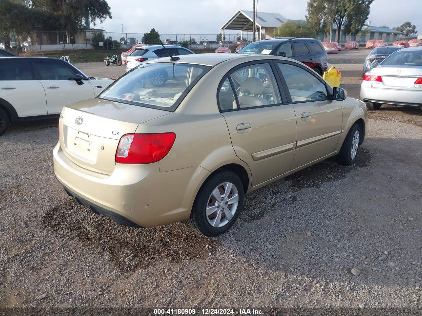 2010 Kia Rio Lx VIN: KNADH4A35A6629825 Lot: 41180909