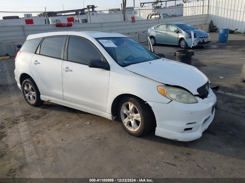 2003 Toyota Matrix Xr VIN: 2T1KR32E63C072601 Lot: 41180999