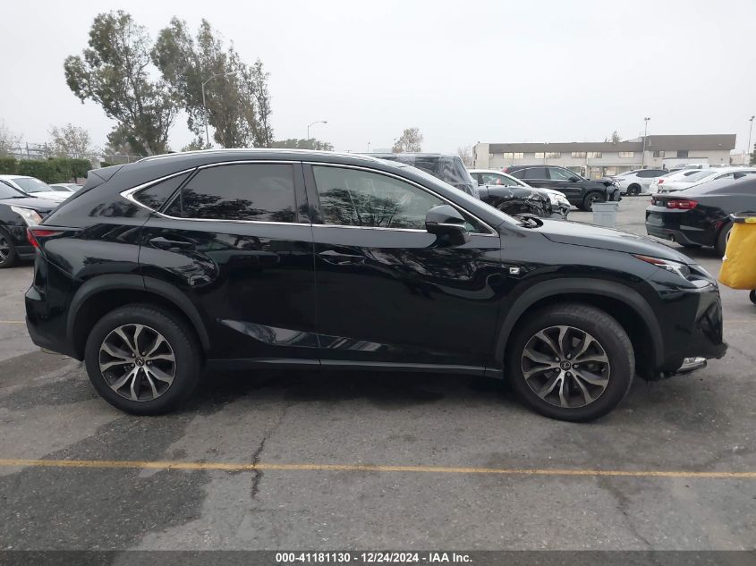 2015 Lexus Nx 200T F Sport VIN: JTJBARBZ4F2011051 Lot: 41181130