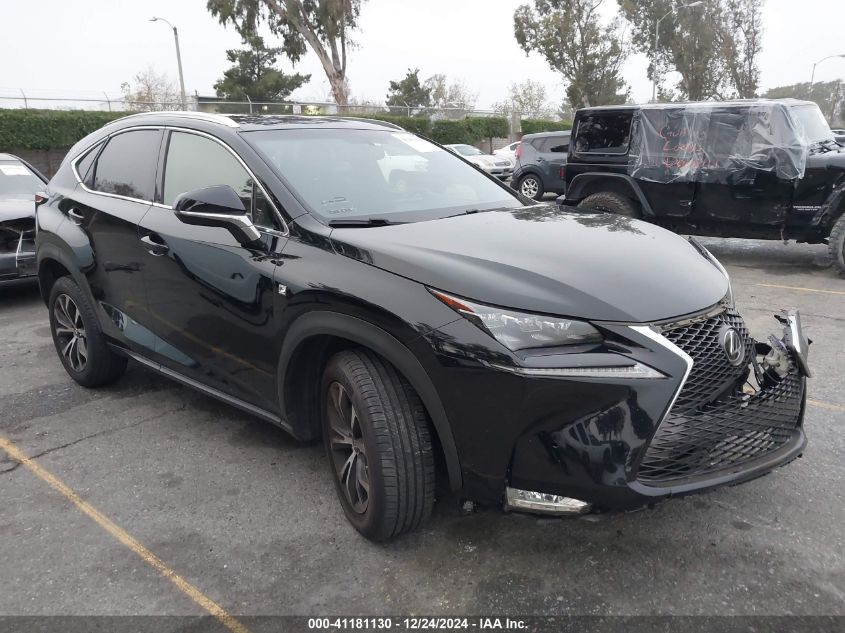 2015 Lexus Nx 200T F Sport VIN: JTJBARBZ4F2011051 Lot: 41181130