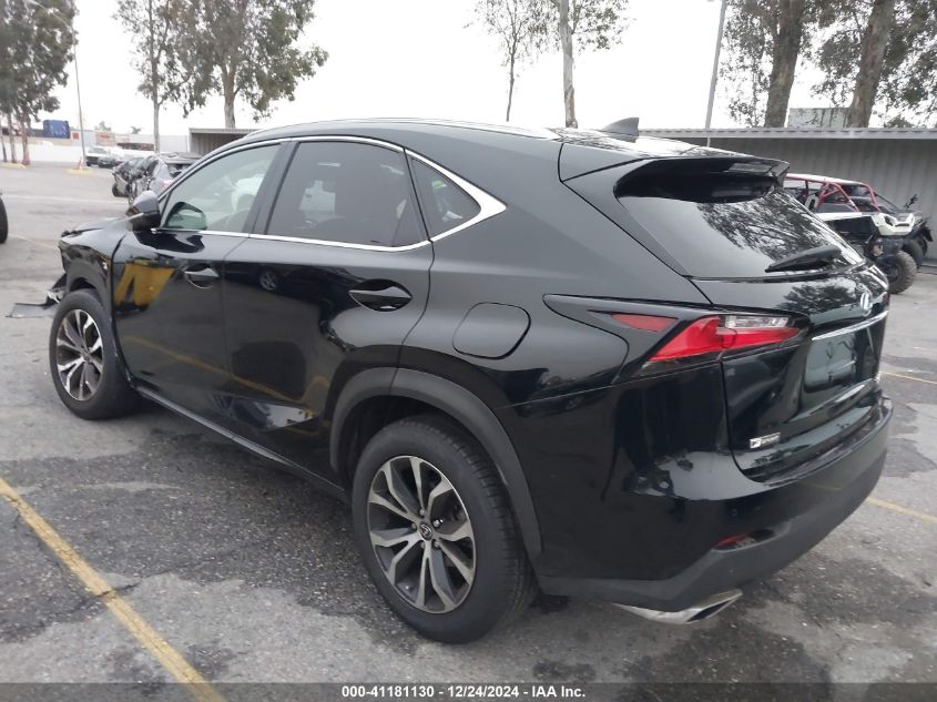 2015 Lexus Nx 200T F Sport VIN: JTJBARBZ4F2011051 Lot: 41181130