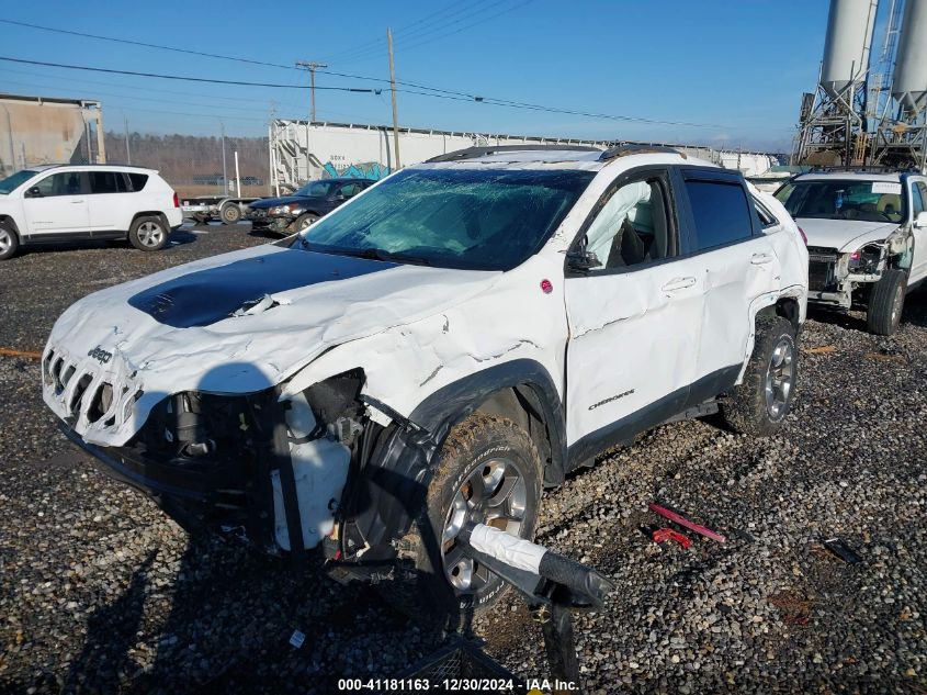 2019 Jeep Cherokee Trailhawk VIN: 1C4PJMBX6KD341413 Lot: 41181163