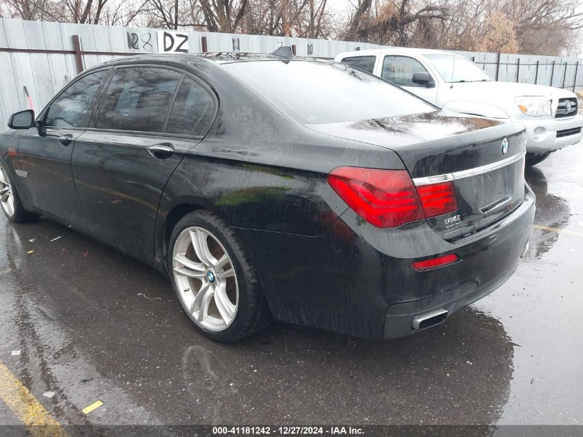 2013 BMW 750Li VIN: WBAYE8C53DD132093 Lot: 41181242