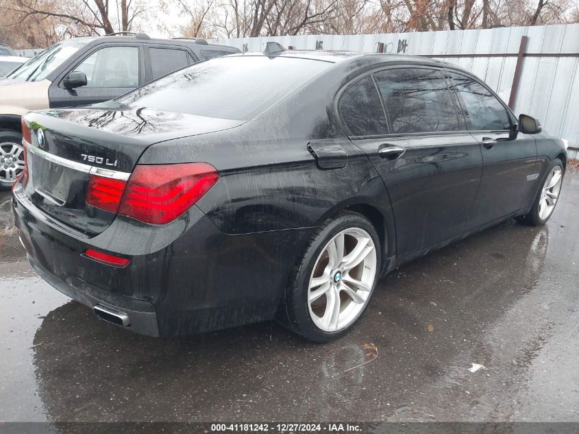 2013 BMW 750Li VIN: WBAYE8C53DD132093 Lot: 41181242