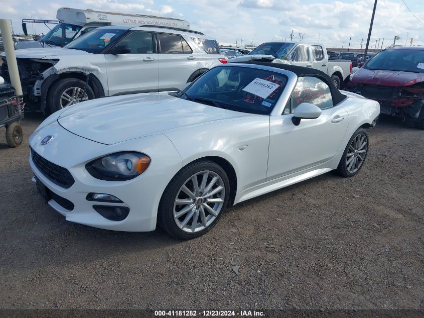 2018 Fiat 124 Spider Lusso VIN: JC1NFAEK8J0134063 Lot: 41181282