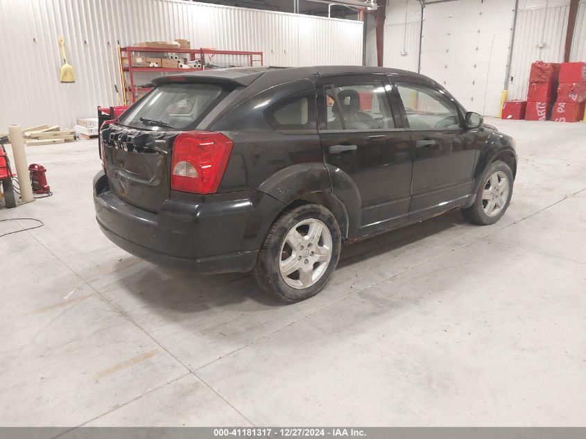 2007 Dodge Caliber Sxt VIN: 1B3HB48B67D381416 Lot: 41181317