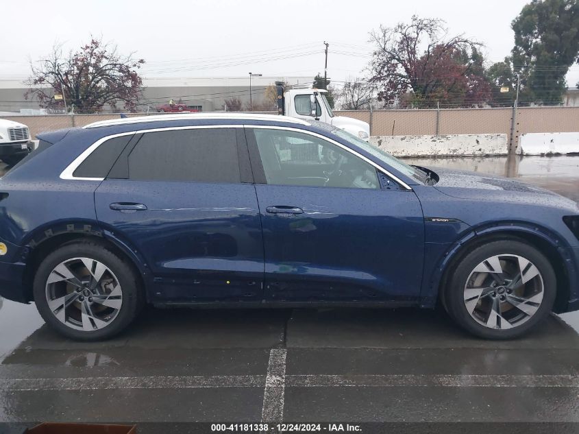 2022 Audi E-Tron Premium Plus Quattro VIN: WA1LAAGE5NB022695 Lot: 41181338