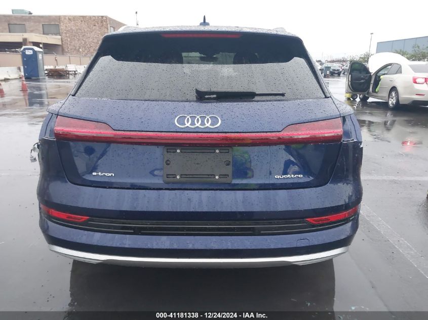 2022 Audi E-Tron Premium Plus Quattro VIN: WA1LAAGE5NB022695 Lot: 41181338