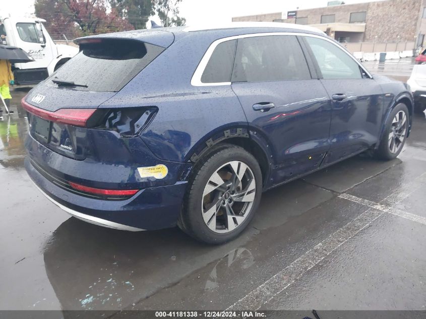 2022 Audi E-Tron Premium Plus Quattro VIN: WA1LAAGE5NB022695 Lot: 41181338