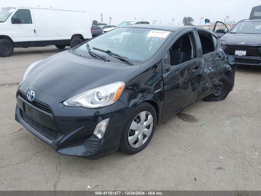 2016 Toyota Prius C Two VIN: JTDKDTB3XG1119989 Lot: 41181477