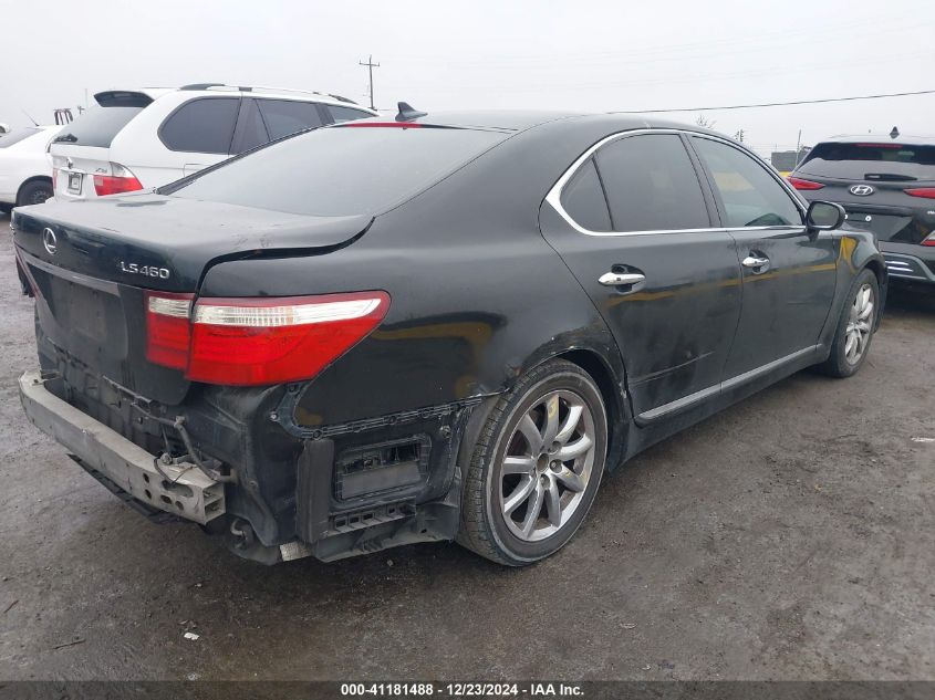 2008 Lexus Ls 460 VIN: JTHBL46F185081848 Lot: 41181488