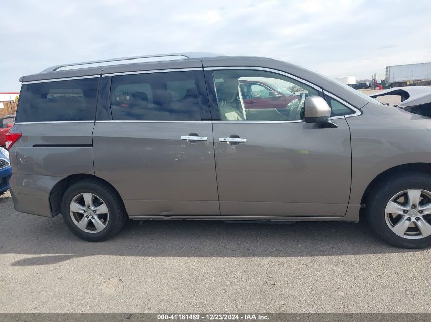 2016 Nissan Quest Platinum/S/Sl/Sv VIN: JN8AE2KP9G9157239 Lot: 41181489