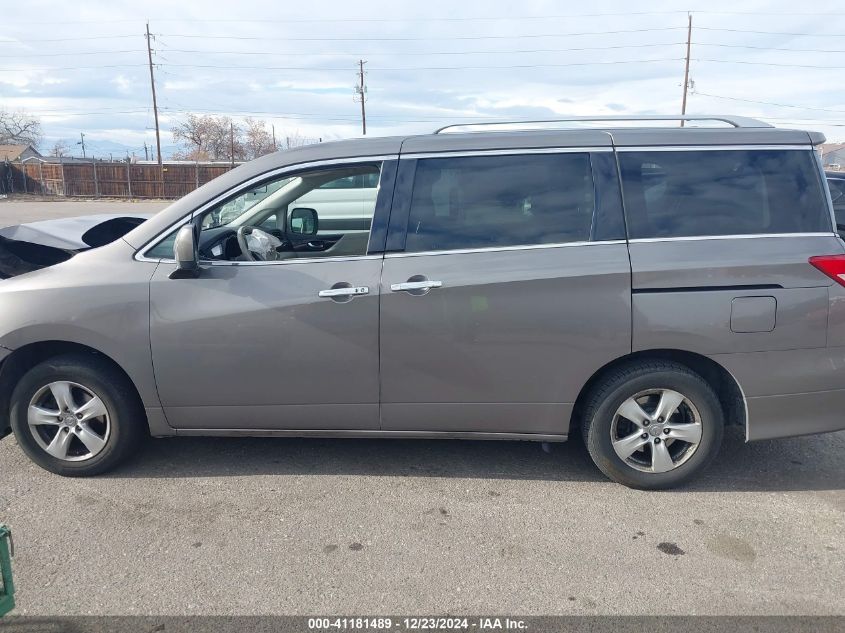 2016 Nissan Quest Platinum/S/Sl/Sv VIN: JN8AE2KP9G9157239 Lot: 41181489