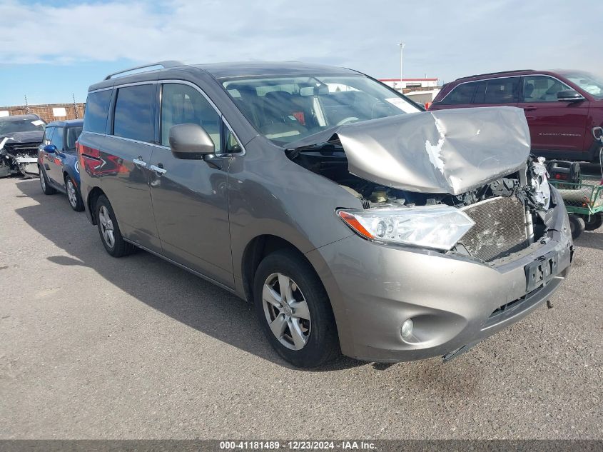 2016 Nissan Quest Platinum/S/Sl/Sv VIN: JN8AE2KP9G9157239 Lot: 41181489