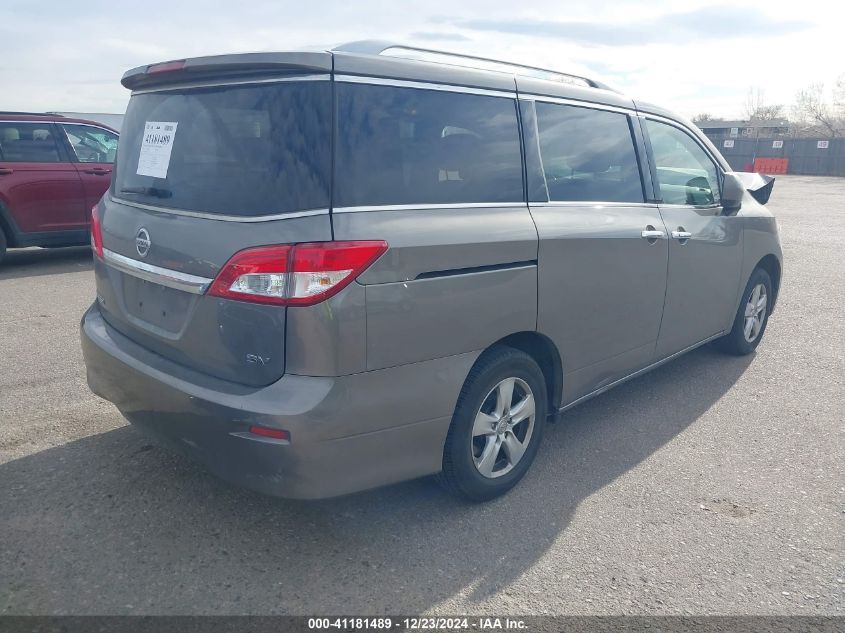 2016 Nissan Quest Platinum/S/Sl/Sv VIN: JN8AE2KP9G9157239 Lot: 41181489