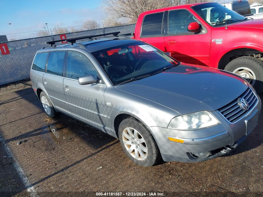 2002 Volkswagen Passat Gls VIN: WVWVD63B92E378558 Lot: 41181567