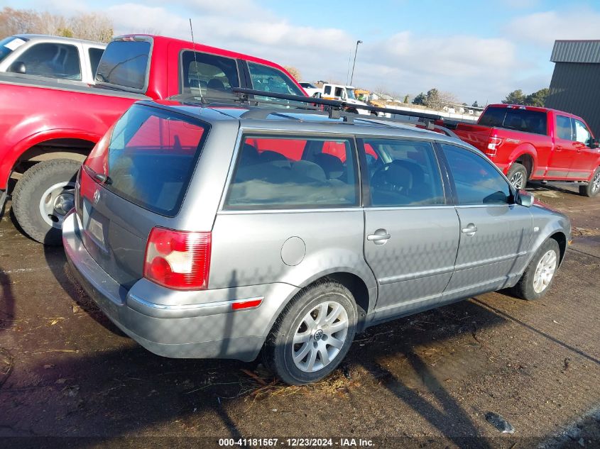 2002 Volkswagen Passat Gls VIN: WVWVD63B92E378558 Lot: 41181567