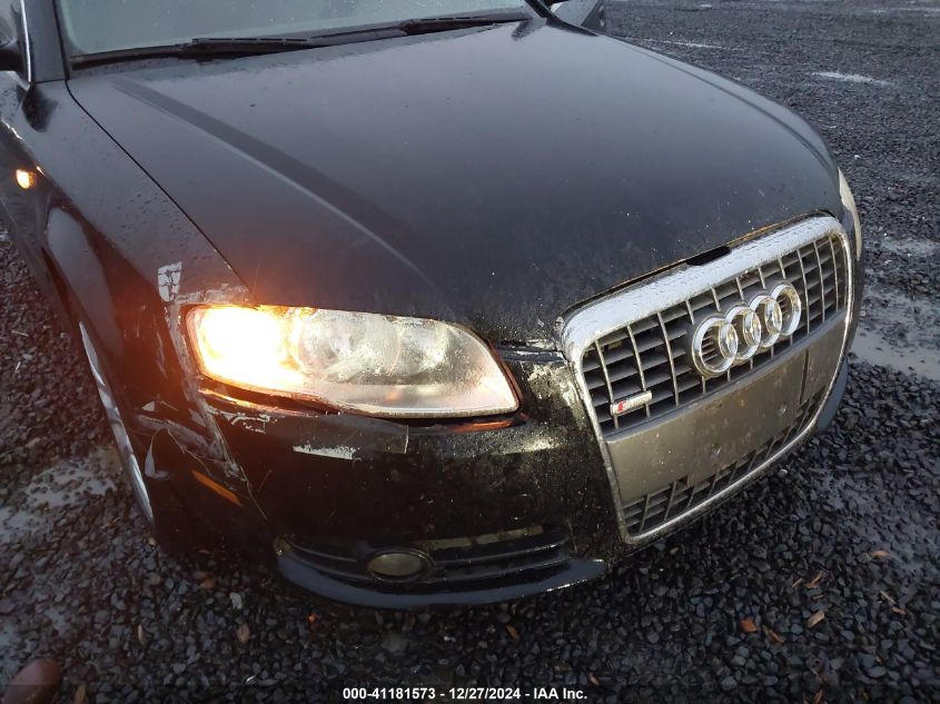 2008 Audi A4 2.0T/2.0T Special Edition/Se 2.0T VIN: WAUDF78E08A139279 Lot: 41181573