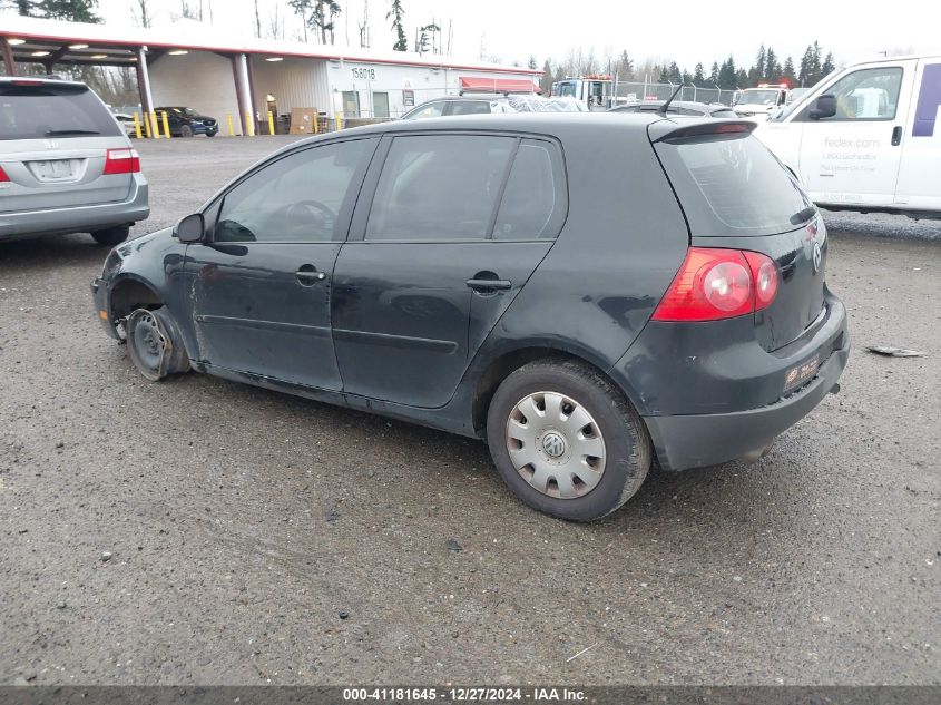 2007 Volkswagen Rabbit 4-Door VIN: WVWDR71K27W178631 Lot: 41181645