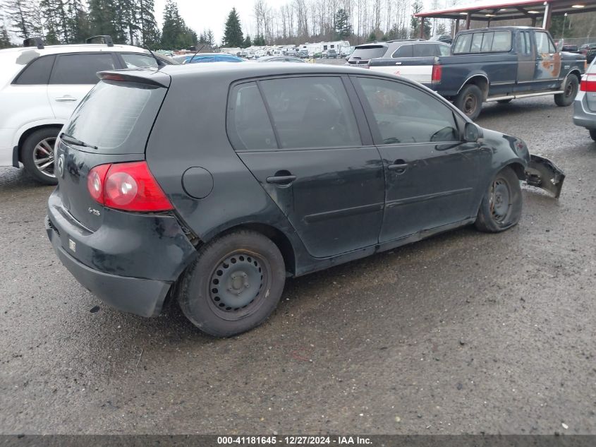 2007 Volkswagen Rabbit 4-Door VIN: WVWDR71K27W178631 Lot: 41181645