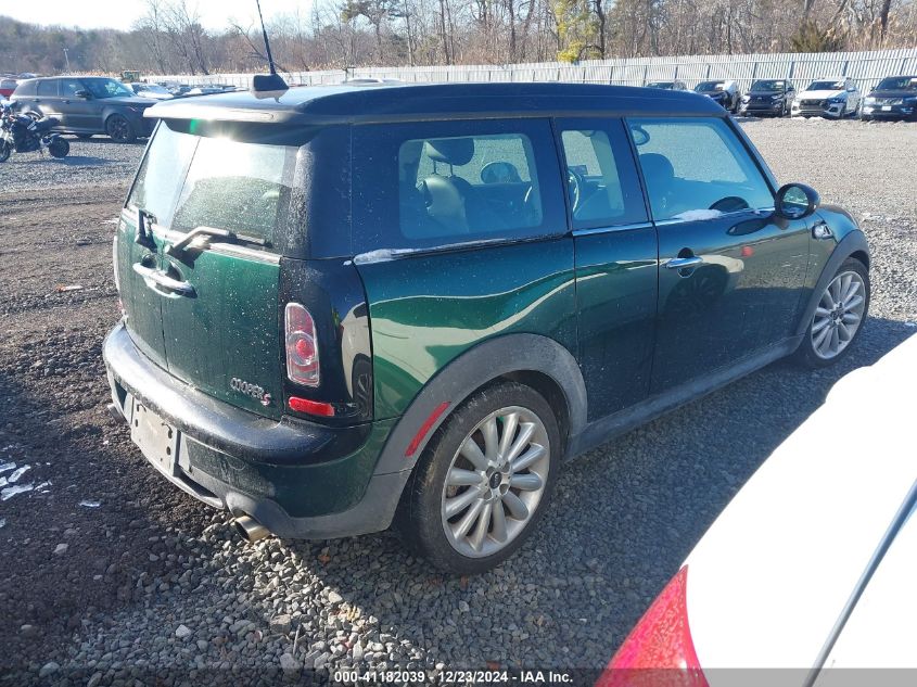 2011 Mini Cooper S Clubman VIN: WMWZG3C59BTY30213 Lot: 41182039