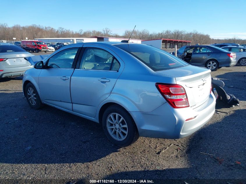 2017 Chevrolet Sonic Lt Auto VIN: 1G1JD5SG1H4107832 Lot: 41182160