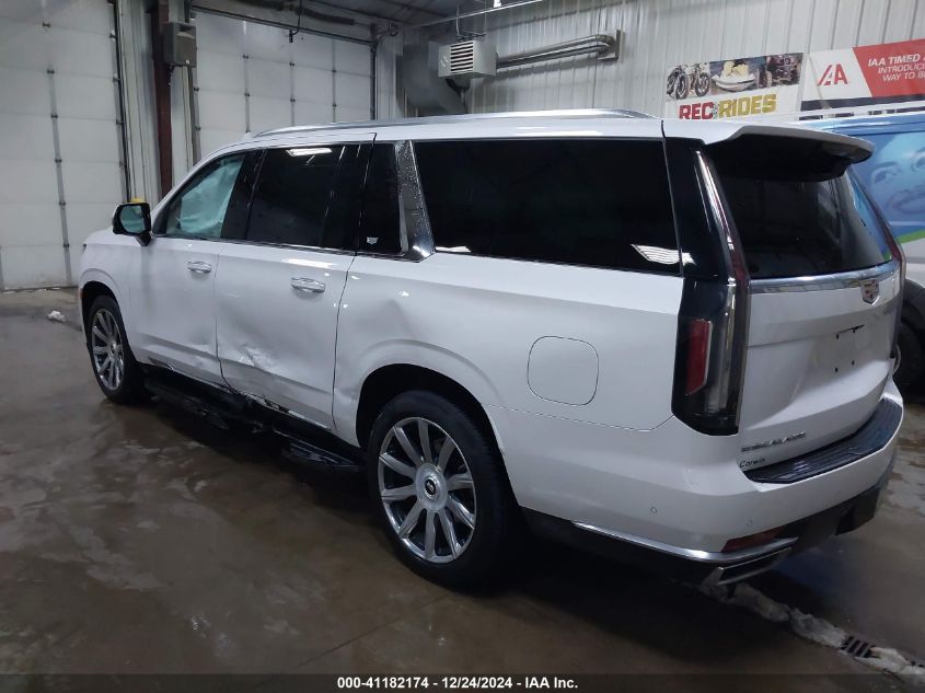 2022 Cadillac Escalade Esv 4Wd Premium Luxury Platinum VIN: 1GYS4MKL5NR274108 Lot: 41182174