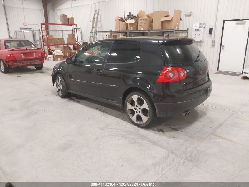 2007 Volkswagen Gti 2-Door VIN: WVWEV71K97W100962 Lot: 41182184