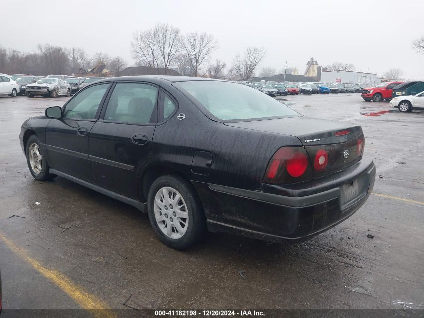 2005 Chevrolet Impala VIN: 2G1WF55E559377424 Lot: 41182198