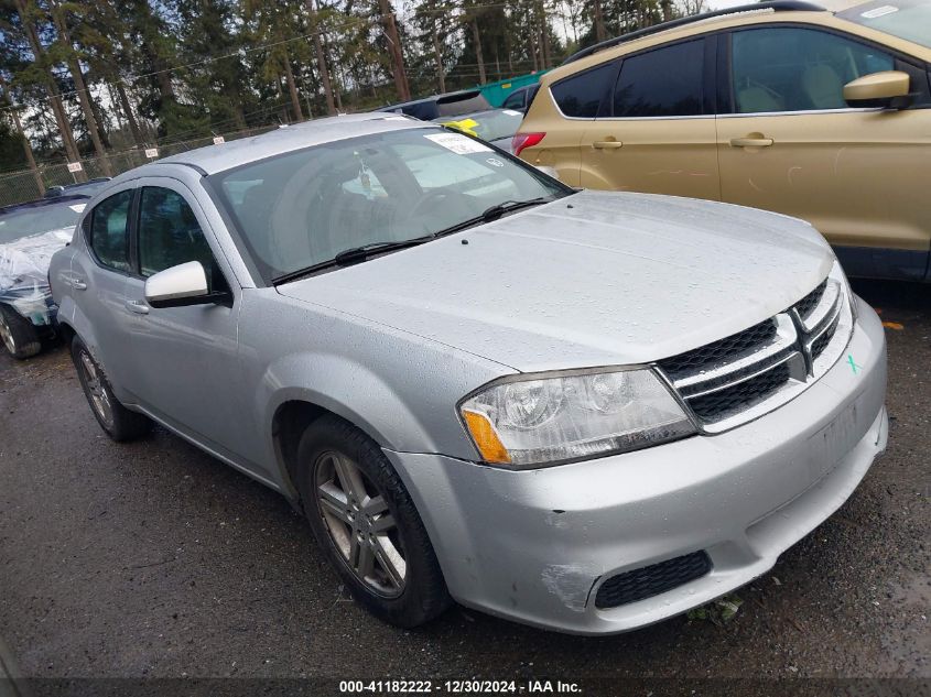 2012 Dodge Avenger Sxt VIN: 1C3CDZCB1CN269283 Lot: 41182222