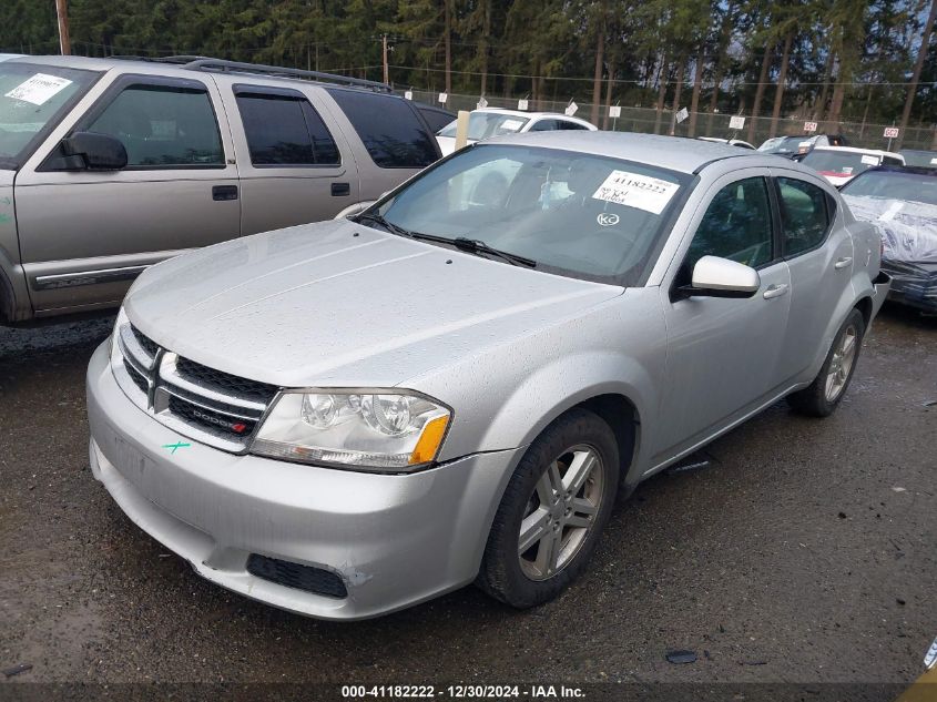 2012 Dodge Avenger Sxt VIN: 1C3CDZCB1CN269283 Lot: 41182222