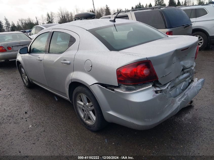 2012 Dodge Avenger Sxt VIN: 1C3CDZCB1CN269283 Lot: 41182222