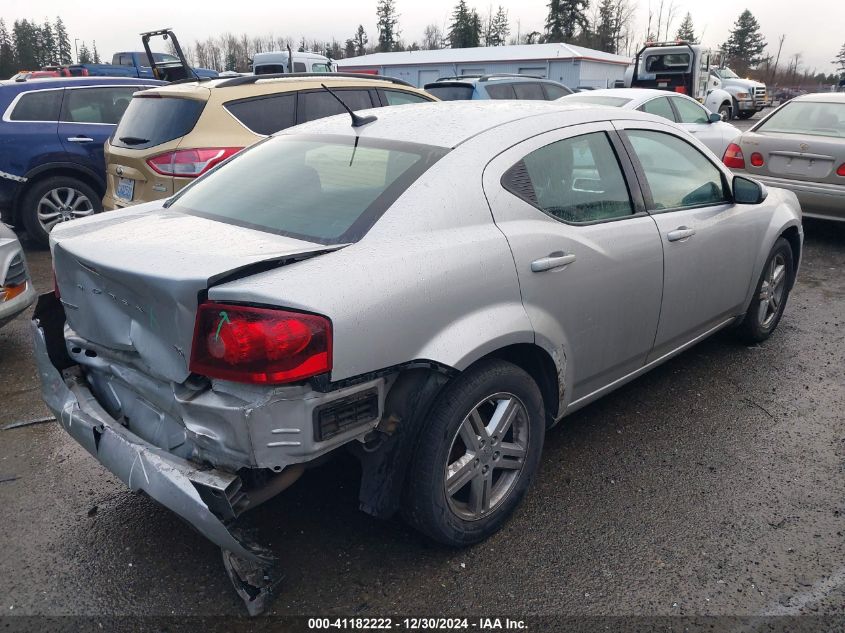 2012 Dodge Avenger Sxt VIN: 1C3CDZCB1CN269283 Lot: 41182222