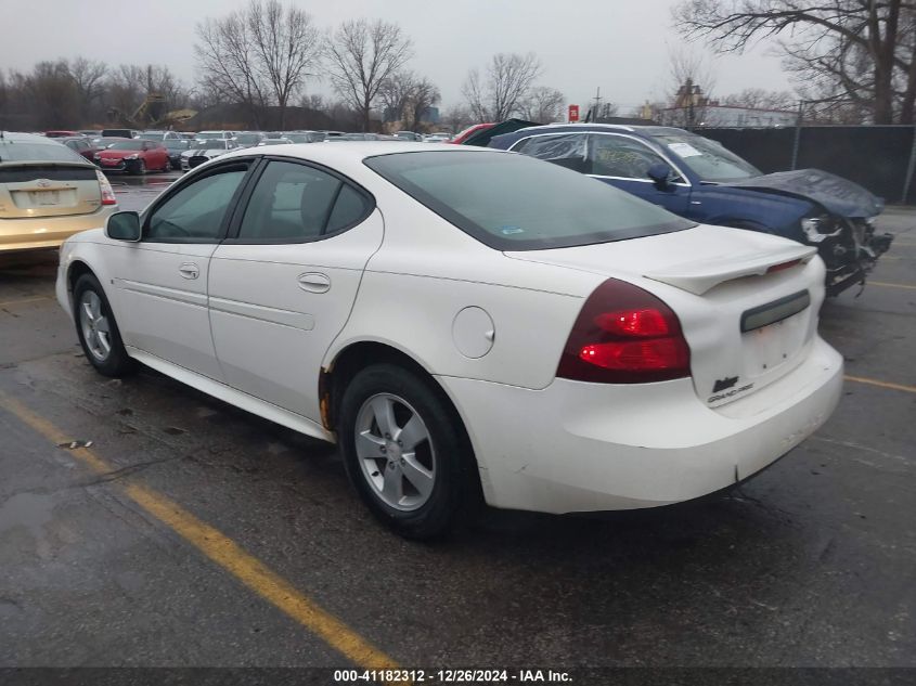 2007 Pontiac Grand Prix VIN: 2G2WP552571204020 Lot: 41182312