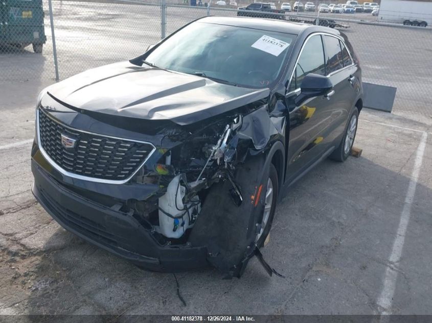 2022 Cadillac Xt4 Fwd Luxury VIN: 1GYAZAR43NF100453 Lot: 41182378