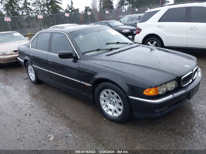 2000 BMW 740Ia VIN: WBAGG8342YDN79310