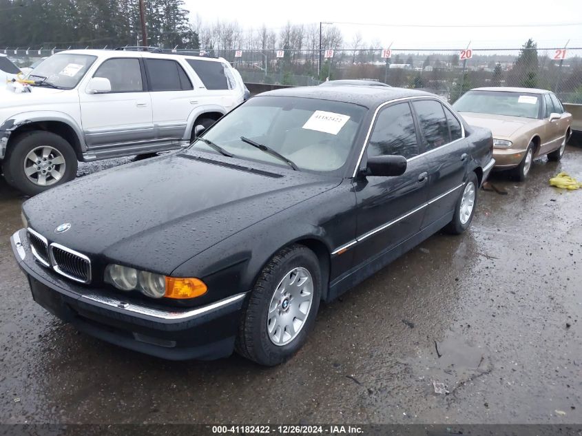 2000 BMW 740Ia VIN: WBAGG8342YDN79310