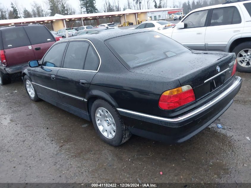 2000 BMW 740Ia VIN: WBAGG8342YDN79310