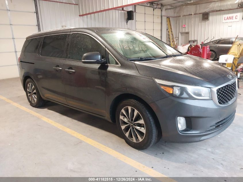 2015 Kia Sedona Sx VIN: KNDMC5C19F6037578 Lot: 41182515